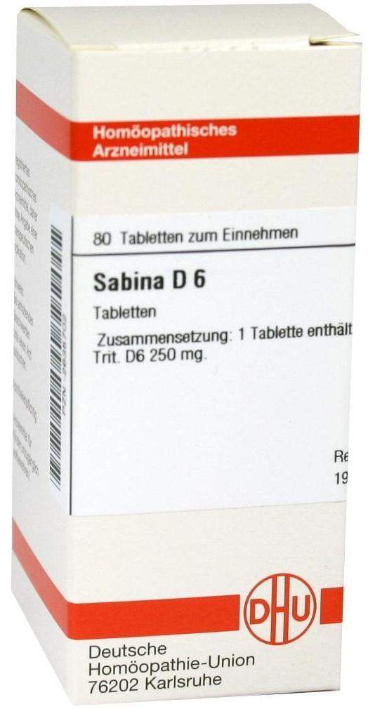 Dhu Sabina D6 80 Tabletten