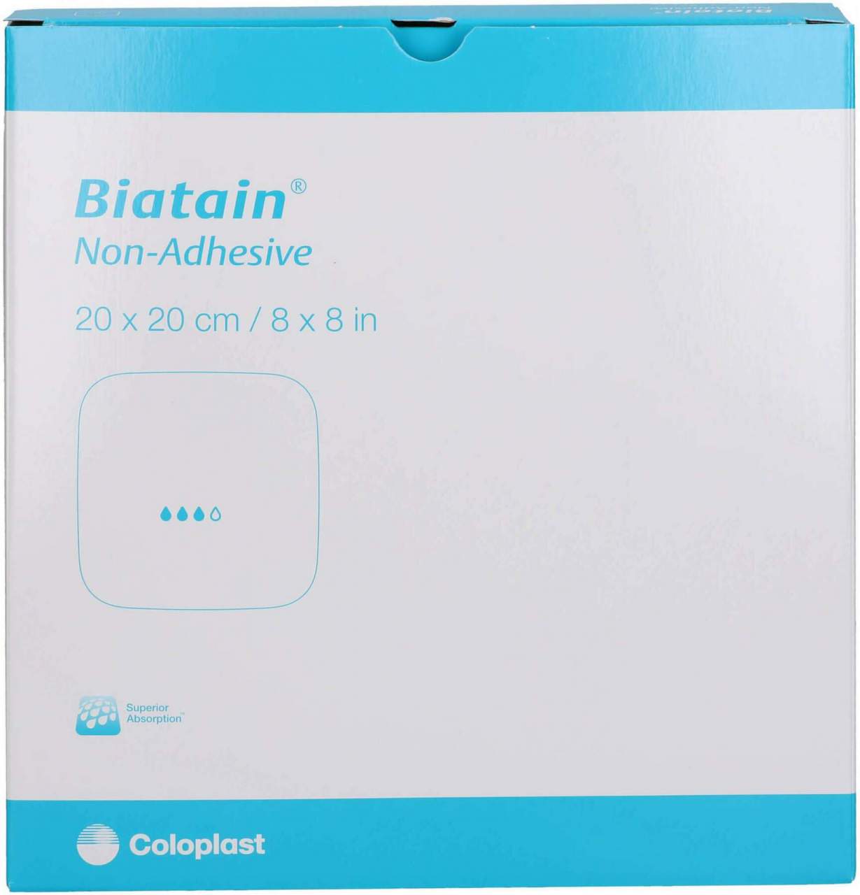Biatain Schaumverband 20 X 20 cm Nicht Haftend 5 Stück