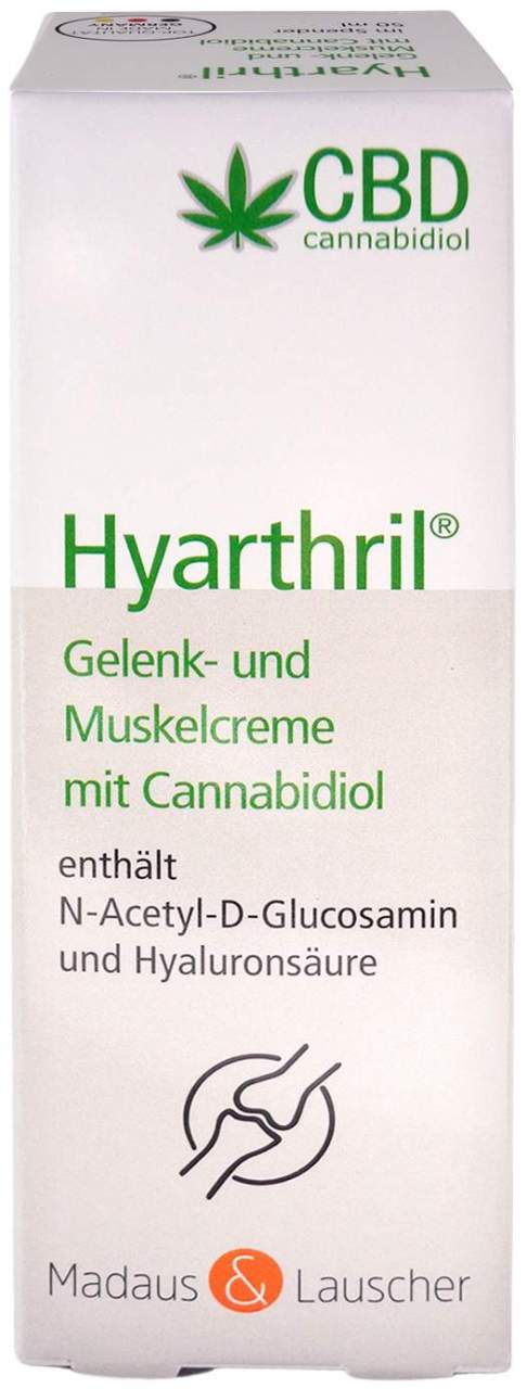 Hyarthril Gelenk- und Muskelcreme Mit Cannabidiol 50ml
