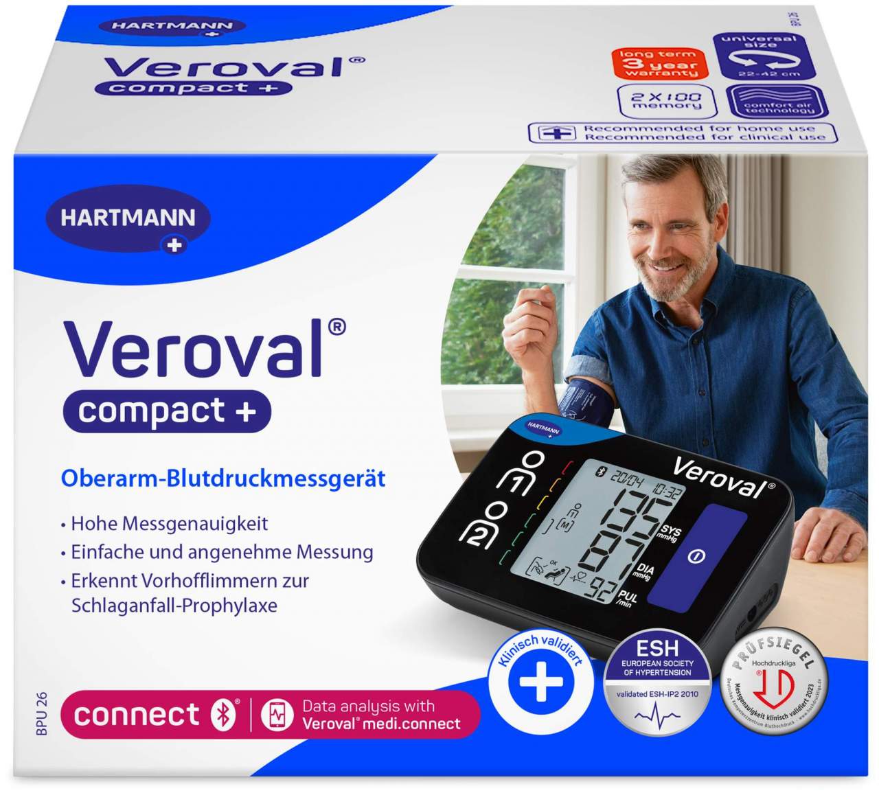 Veroval Compact Plus Oberarm - Blutdruckmessgerät