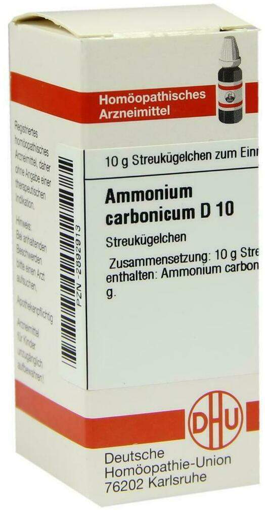 Dhu Ammonium Carbonicum D10 Globuli