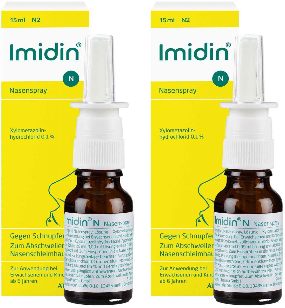 Imidin N Nasenspray 2 x 15 ml