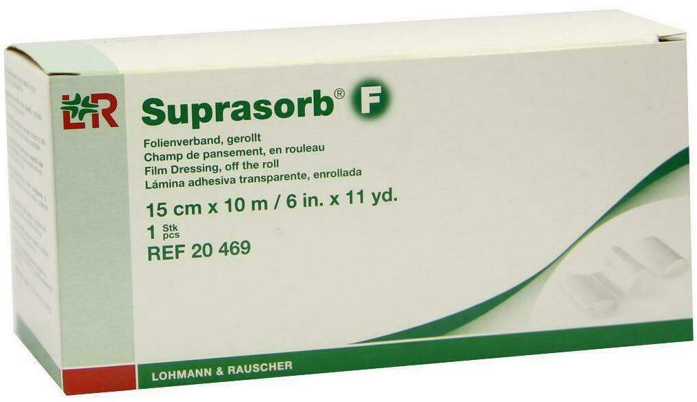Suprasorb F Folien Verband10mx15cm Gerol.Uns