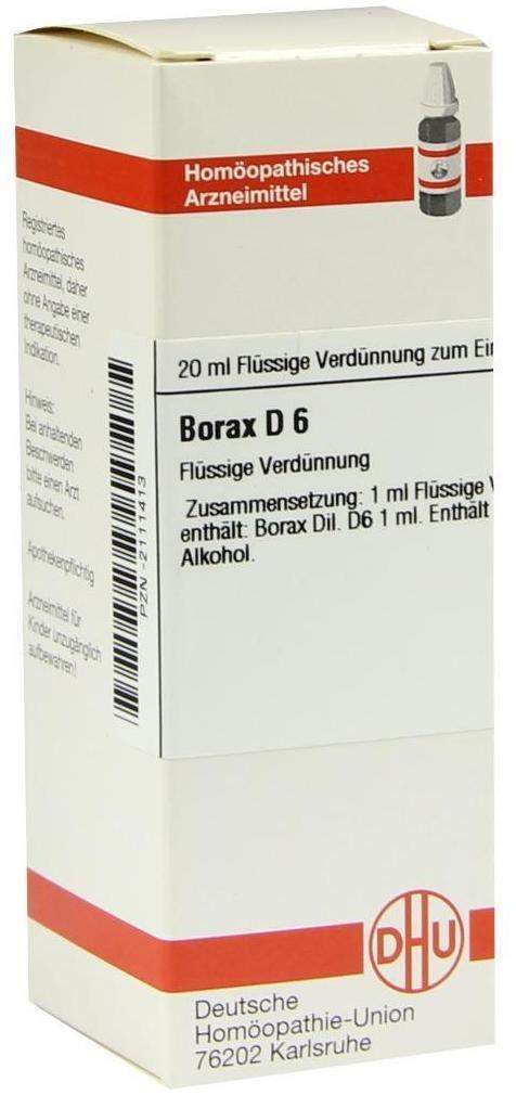 Dhu Borax D6 20 ml Dilution