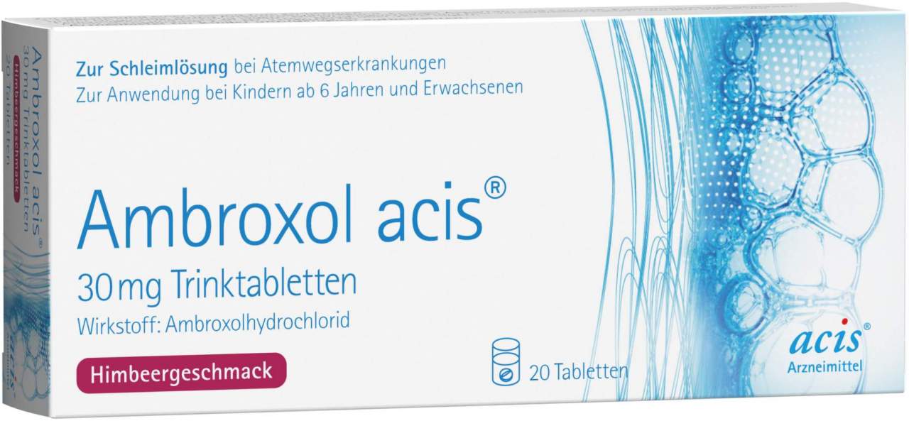 Ambroxol Acis 30 mg 20 Trinktabletten