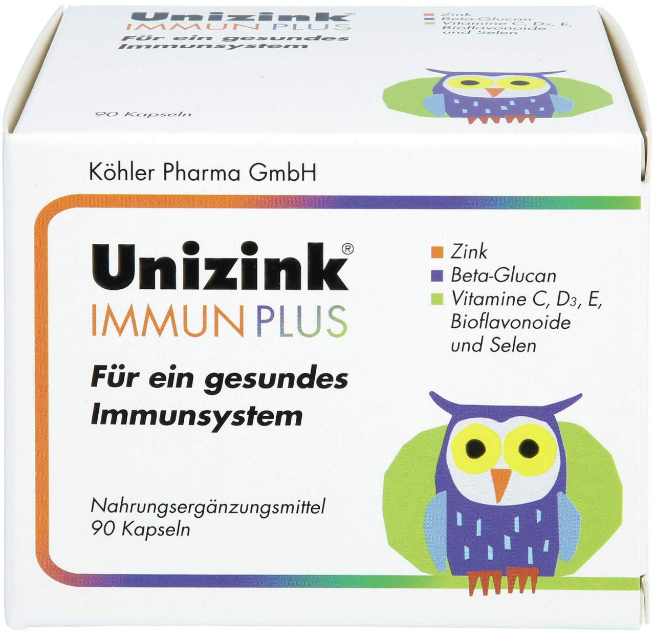 Unizink Immun Plus 90 Kapseln