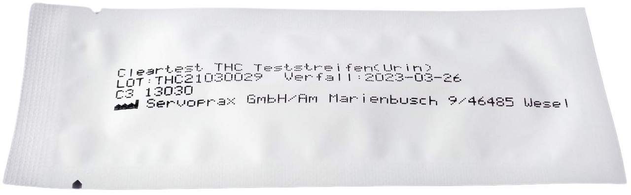 Cleartest Drogentest Thc 1 Teststreifen
