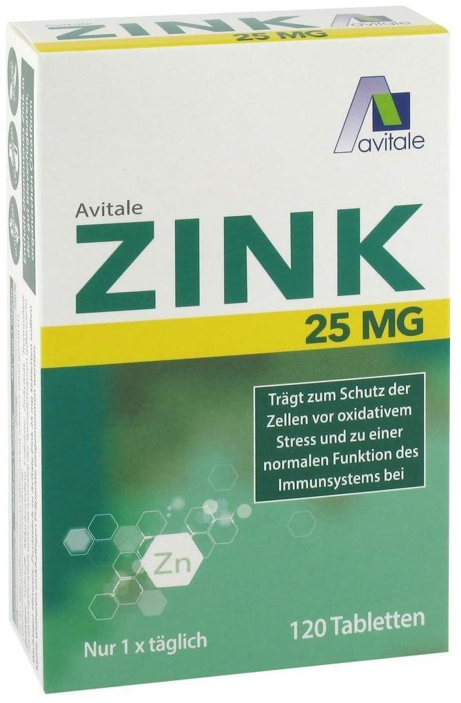Zink 25 mg 120 Tabletten