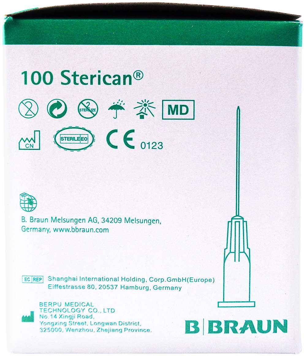 Sterican Einmalkanüle 21 G 25 mm 100 Kanülen