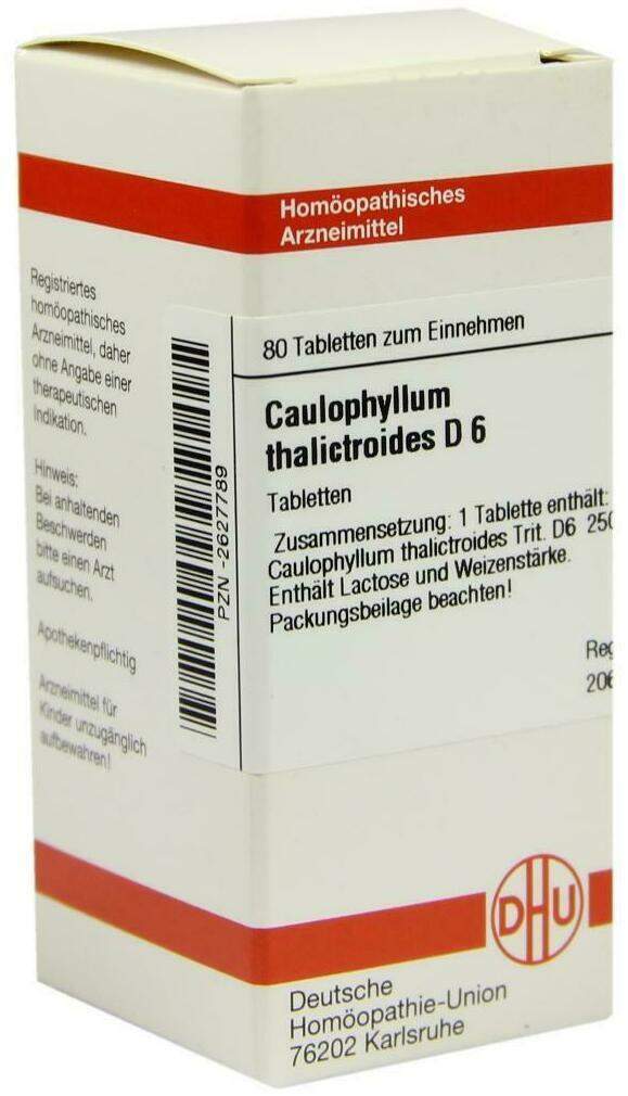 Dhu Caulophyllum Thalictroides D6 Tabletten